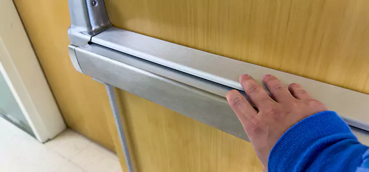 Installing a Push Bar on a Door Evanston